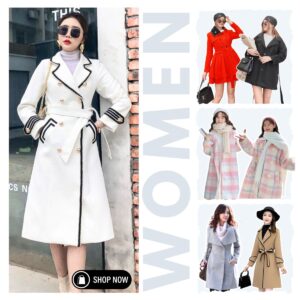 โค้ทผ้าวูล / Trench Coat [หญิง]